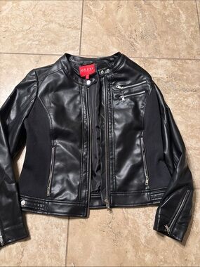 GUESS Black Faux Leather jacket